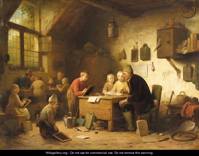 The Classroom - Ferdinand de Braekeleer