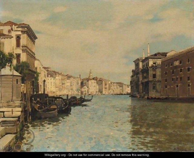 The Grand Canal, Venice - Alberto Pasini