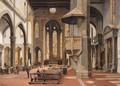 The Interior Of Santa Croce, Florence - Antonietta Brandeis
