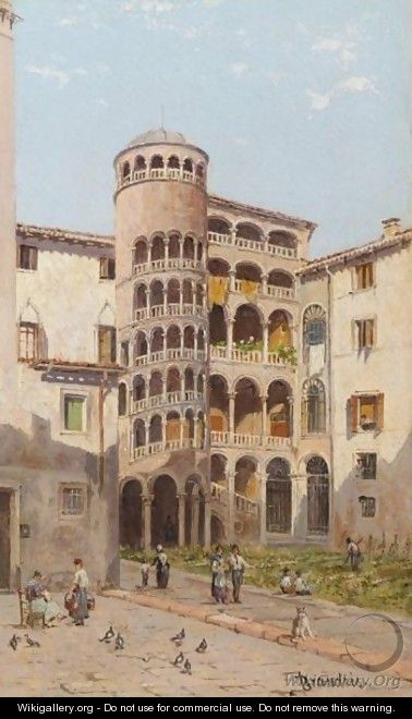 The Scala Boveri, Venice - Antonietta Brandeis