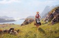 Seterjente (Mountain Shepherdess) - Hans Dahl