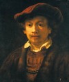Ritratto Di Rembrandt Con Berretto E Catena D'Oro - (after) Rembrandt Van Rijn
