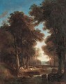 Paysage Avec Arbres, Eau, Bergers Et Vaches, 1842 - Alexandre Calame