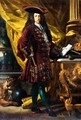 Ritratto Di Carlo III D'Asburgo (1685-1740), Arciduca D'Austria E Re D'Ungheria, Come Re Di Spagna, In Piedi A Figura Intera, In Un Interno Di Palazzo - Francesco Solimena