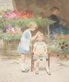Adorning The Little Sister - Victor-Gabriel Gilbert