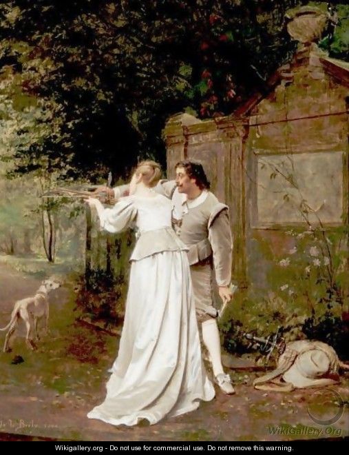 The Shooting Lesson - Auguste de la Brely