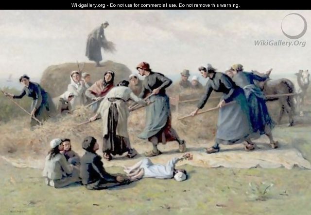 La Moisson En Bretagne - Jacques-Eugene Feyen