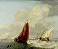 Ships At Anchor In A Harbor - (after) Willem Van De, The Younger Velde