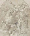 Bellerophon Slaying Chimera - (after) Giuseppe Della Porta Salviati