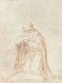 Man Kneeling In Prayer (Saint Louis) - Jean-Antoine Watteau