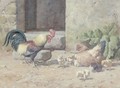 Chickens And Rooster - William Baptiste Baird