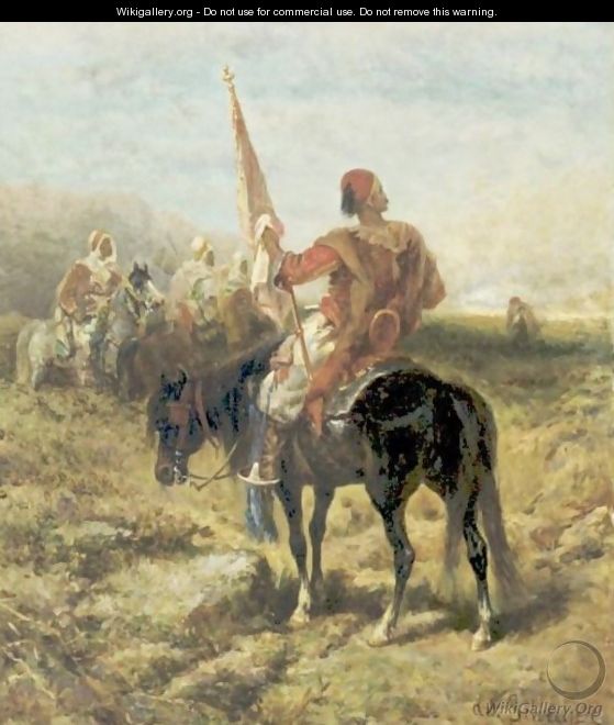 Wallachian Horsemen - Adolf Schreyer
