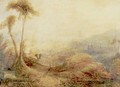Landscape With Castles And Aquaeducts - (after) Joseph Mallord William Turner