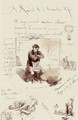 Self-Portrait And Other Sketches - Eduardo Zamacois y Zabala