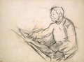 Etude Pour Un Portrait D'Homme (Portrait De Pagans) - Edgar Degas