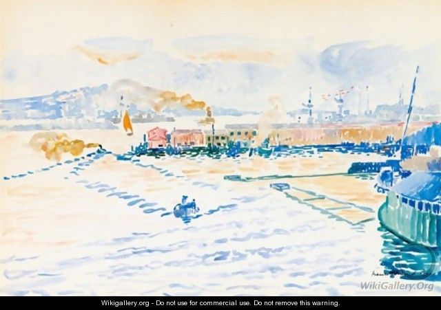 Le Port De Toulon - Henri Edmond Cross