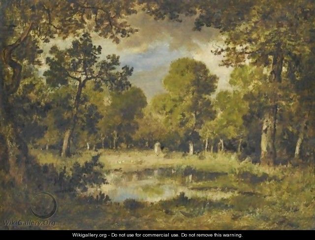 Mare En Clairiere, Foret De Fontainebleau - Narcisse-Virgile Díaz de la Peña