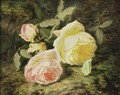 Roses Et Papillon - Simon Saint-Jean
