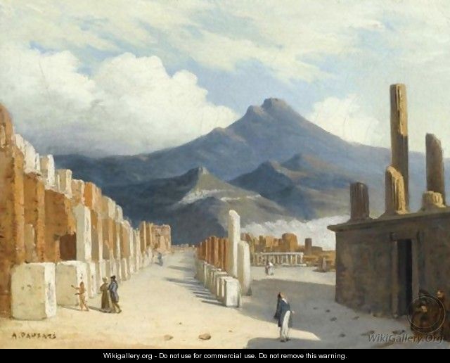 Vue De Pompei - Adrien Dauzats