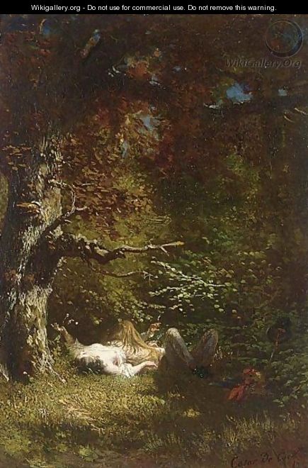 Lovers In The Forest - Cesar De Cock