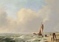 Shipping Off The Coast - Louis Verboeckhoven