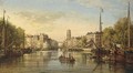 Rotterdam Harbour - Charles Euphraisie Kuwasseg