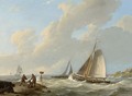 Shipping Off The Dutch Coast - Johannes Hermanus Koekkoek