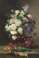 Vase De Pivoines Et Lilas - Eugene Henri Cauchois