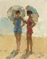 Ladies On The Beach - Isaac Israels
