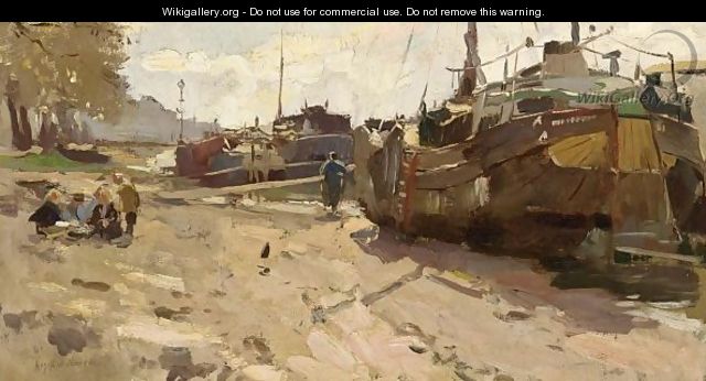 A´oude Plantage Oever Te Rotterdam A´ - August Willem van Voorden
