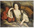 Portrait Of Princess Sophie Dorothea Queen Of Brunswick-Luneburg (1666-1726) - German School