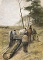 Woodcutters On A Sandy Track - Anton Mauve