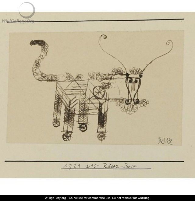 Rader-Bock (Billy-Goat On Wheels) - Paul Klee