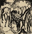Federzeichnung (Ink Drawing) - Ernst Ludwig Kirchner