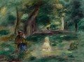 Trois Personnages Dans Un Paysage - Pierre Auguste Renoir