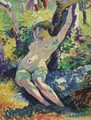 Jeune Femme (Study For La Clairiere) - Henri Edmond Cross
