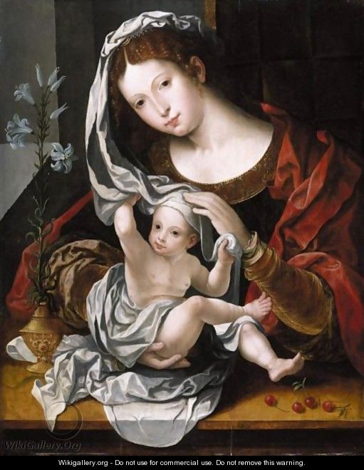 Virgin And Child 2 - (after) Jan (Mabuse) Gossaert