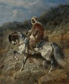 An Arab Horseman - Adolf Schreyer