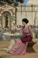 Threading Beads - John William Godward