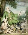 Portrait Of Achille Michele Ettore Gloria, Fourth Duke Of Centigloria, Aged 44, Full Length, In A Landscape - Mario Zanelli