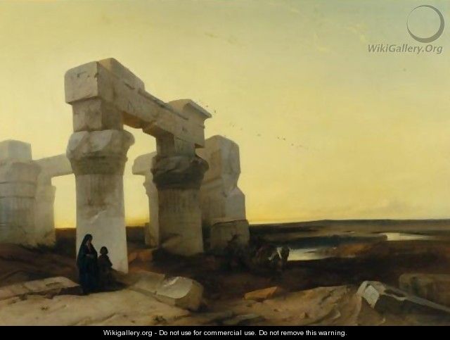 Amidst Egyptian Ruins - Jacobus Jacobs