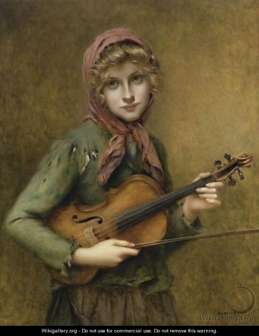 The Young Violin Player - Francois Martin-Kavel
