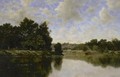 The River Bank - Claude-Francois-Auguste Mesgrigny