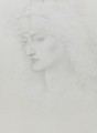 Head Study From The Perseus Series - Sir Edward Coley Burne-Jones