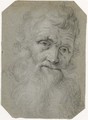 Study Of The Head Of A Bearded Man - Dutch School