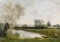 La Peche Et La Fenaison (Environs De Ville-D'Avray) - Jean-Baptiste-Camille Corot