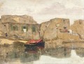 Red Boat By The Sea - Michalis Economou