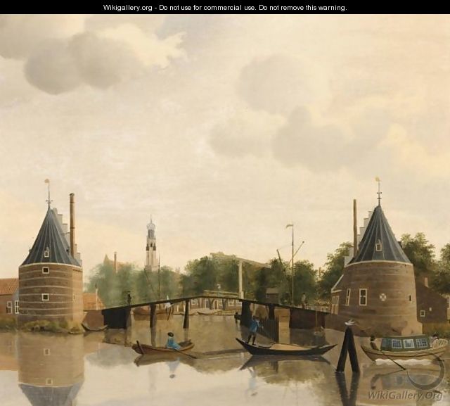 Haarlem A View From The Noorder Buiten Spaarn - Francois Guerin
