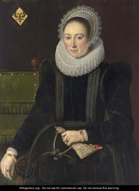 A Portrait Of A Lady, Aged 27 - Flemish School