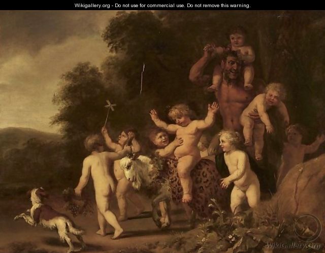 The Triumph Of Young Bacchus - Cornelis Holsteyn
